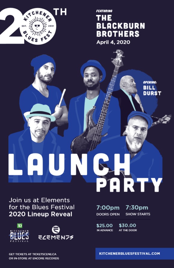 TD Kitchener Blues Festival 2020 Launch Party – CANCELLED | 107.5 Dave