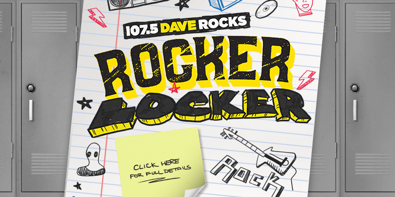 Rocker Locker on 107.5 Dave Rocks