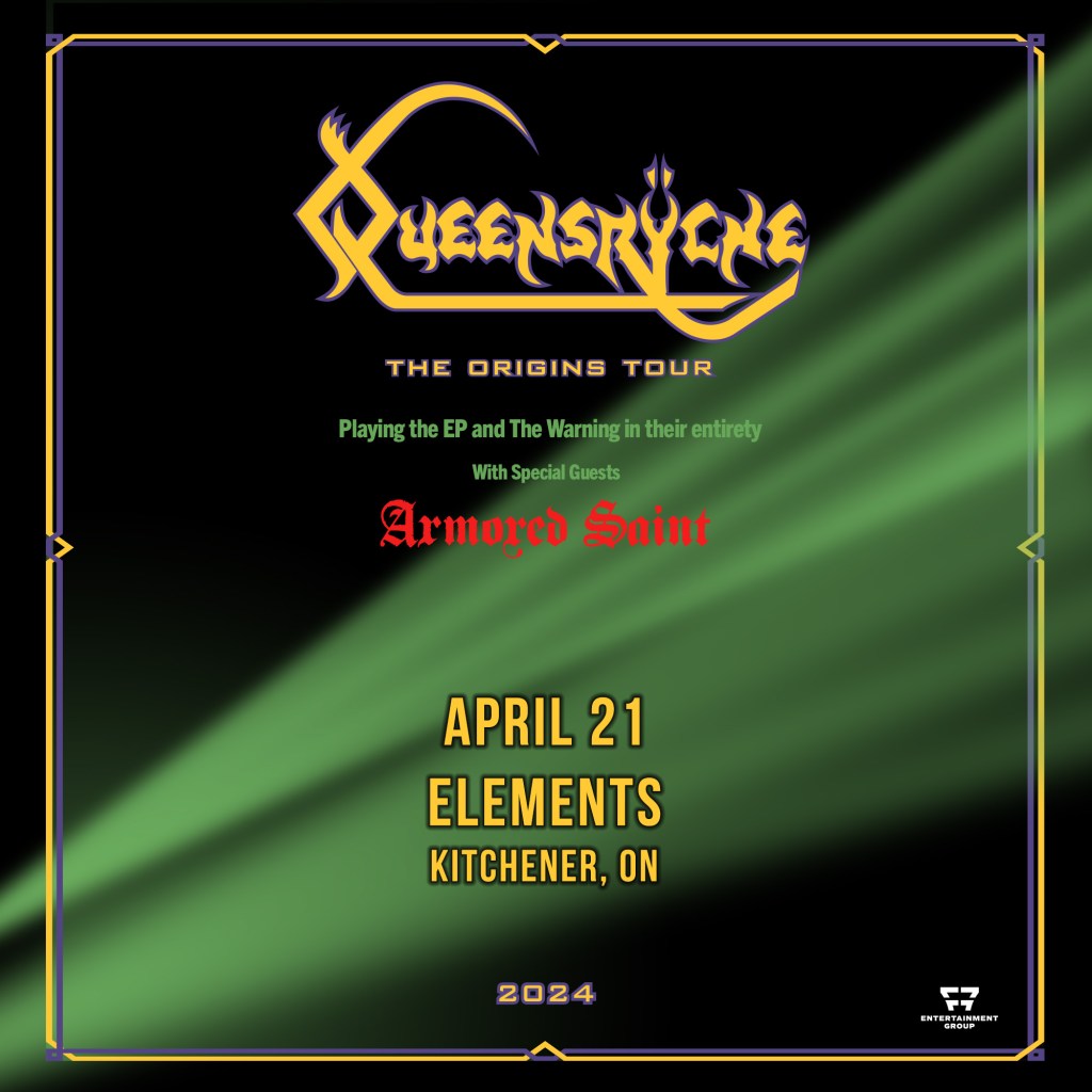QUEENSRYCHE is coming to Kitchener in 2024! 107.5 Dave Rocks