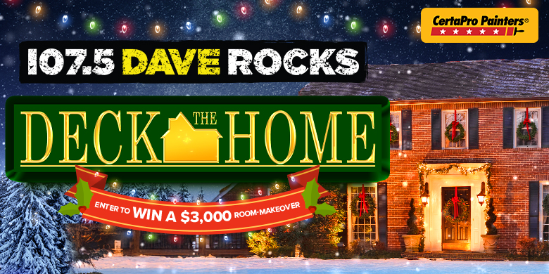 107.5 Dave Rocks Deck the Home with CertaPro Painters