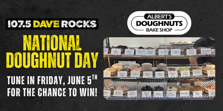 Win With Albert’s Doughnuts This National Doughnut Day!